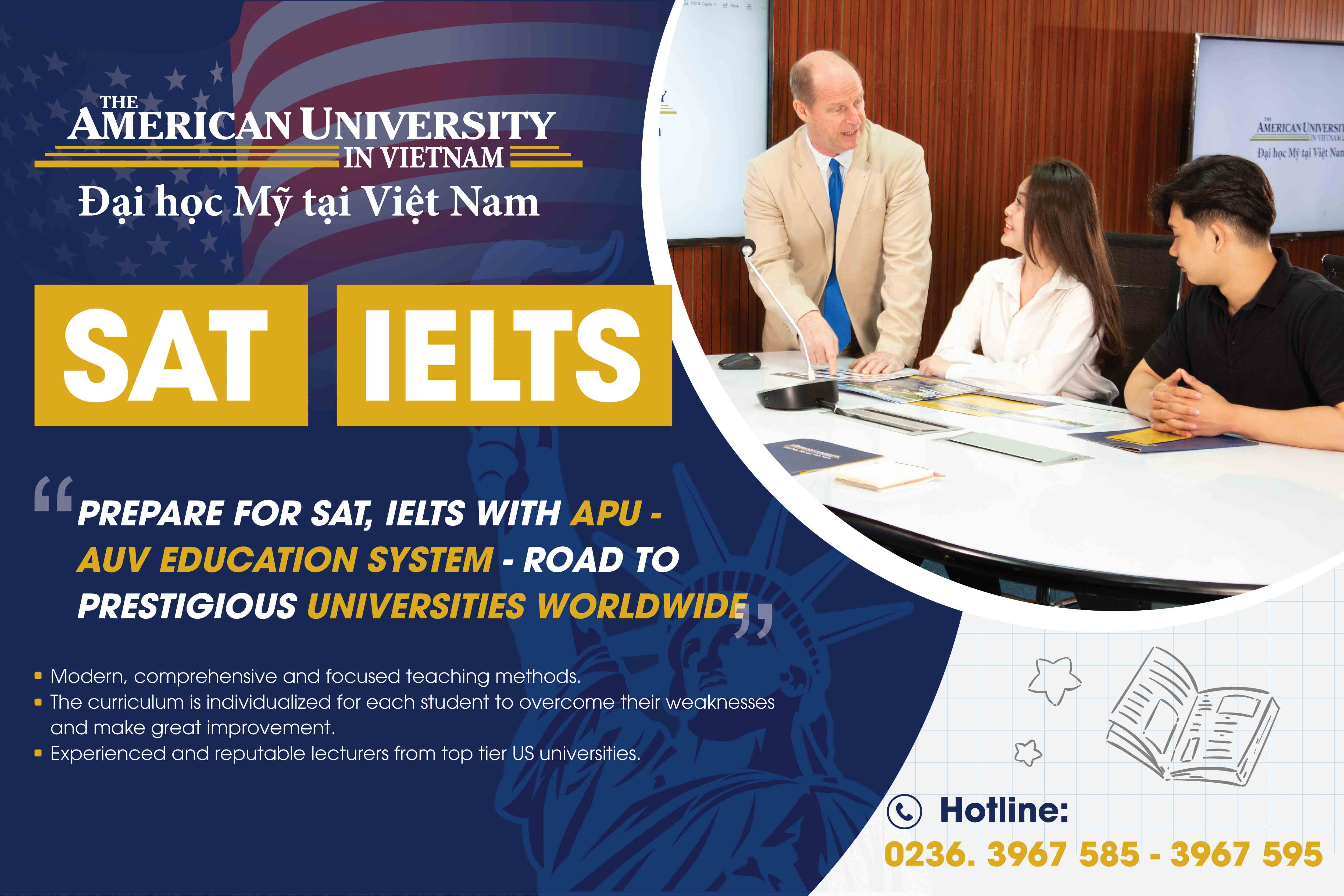 PREPARE FOR SAT, IELTS WITH APU EDUCATION SYSTEM – ROAD TO PRESTIGIOUS UNIVERSITIES WORLDWIDE