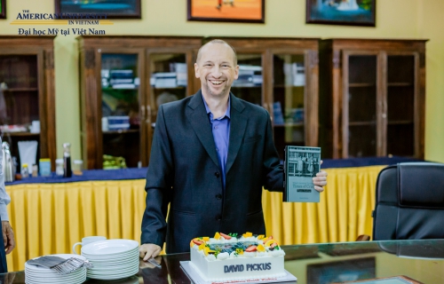 THE AMERICAN UNIVERSITY IN VIETNAM (AUV) COMMUNITY WARMLY CONGRATULATES DR. DAVID PICKUS ON THE PUBLICATION OF HIS NEW BOOK, 